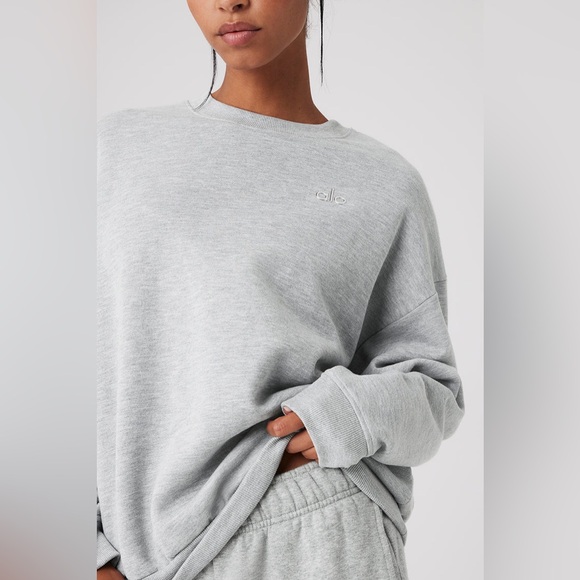 Alo Yoga Accolade Crewneck Pullover Sweatshirt - Picture 3 of 5